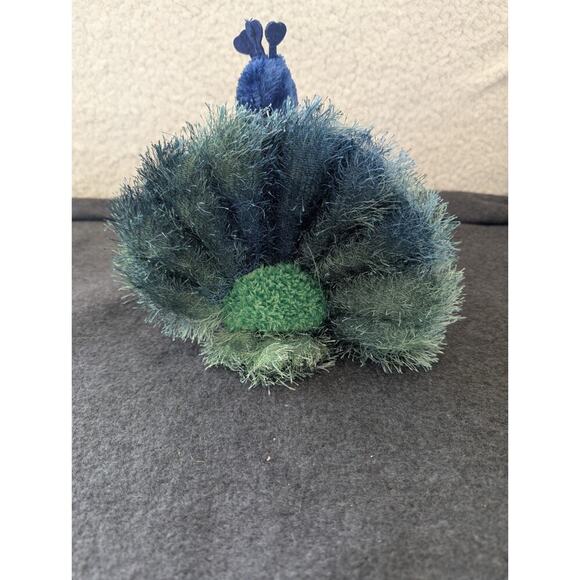 Aurora Peacock Plush 2020 8 Stuffed Animal Lovey EUC Very Clean & Soft - Picture 3 of 7